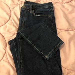 Banana republic dark wash skinny jeans